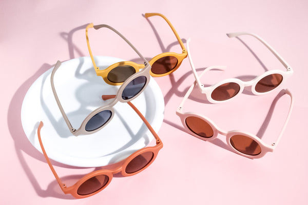 Kids Round Sunglasses - Yellow