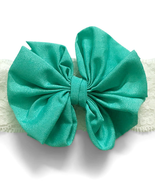 Big Bow Hairband - Green