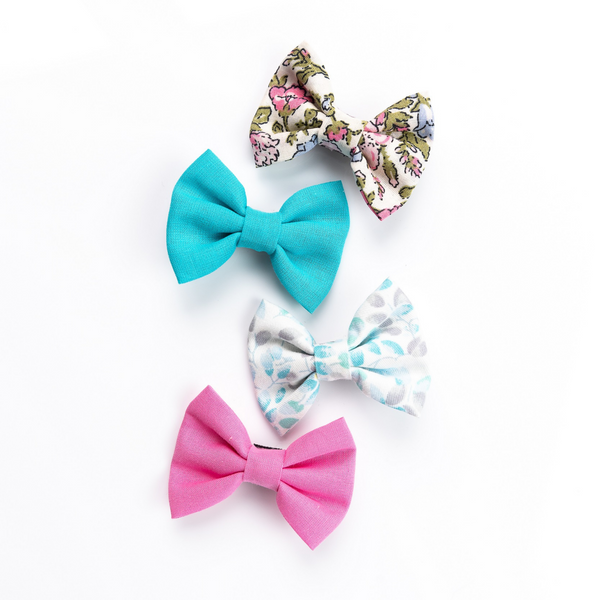 Alligator Hair Clips- Light Pink,Light Blue & Floral