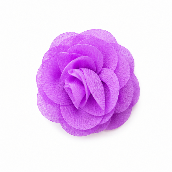 Girls Flower Claw Hair Clip- Purple