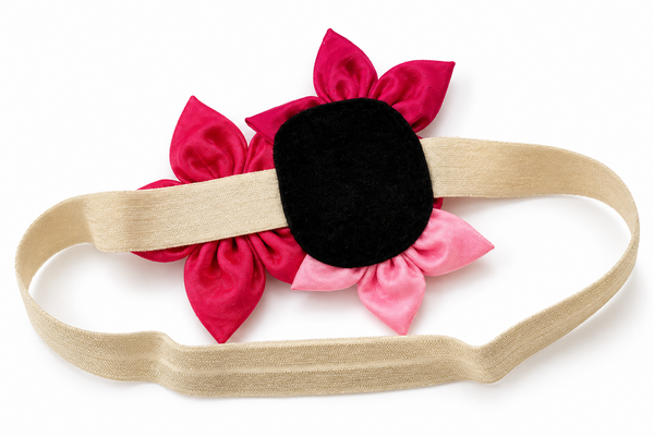 Blush Bloom Floral Headband- Pink