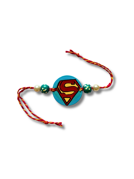 Kids Superman Rakhi- Blue