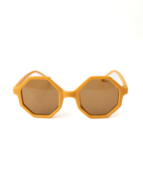 Hexagon Sunglasses for Kids- Yellow