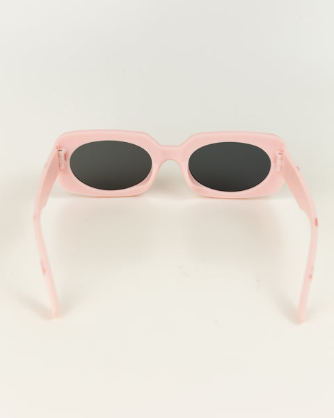 Kids Heart Printed Sunglasses - Light Pink