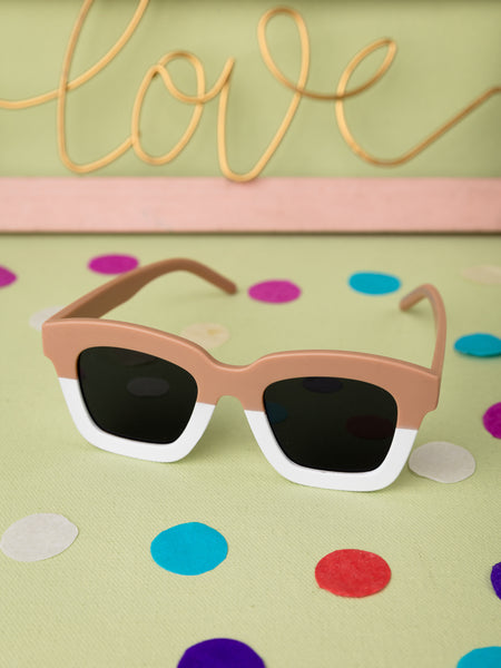 Kids Dual Color Sunglasses - Brown