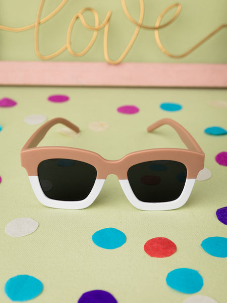 Kids Dual Color Sunglasses - Brown