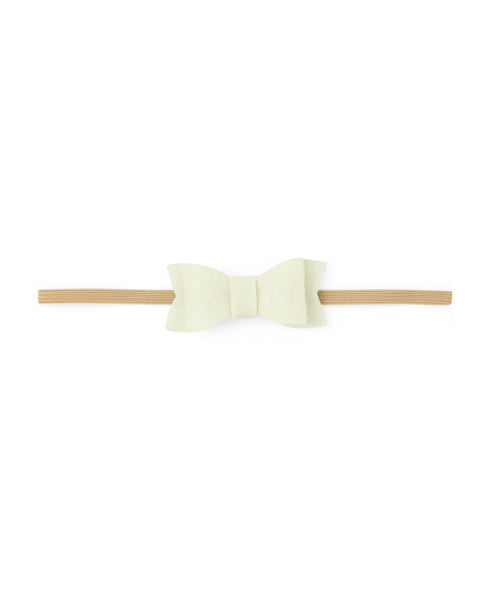 Rose & Bow Headband Set  - Red, Dark Blue & Off-White