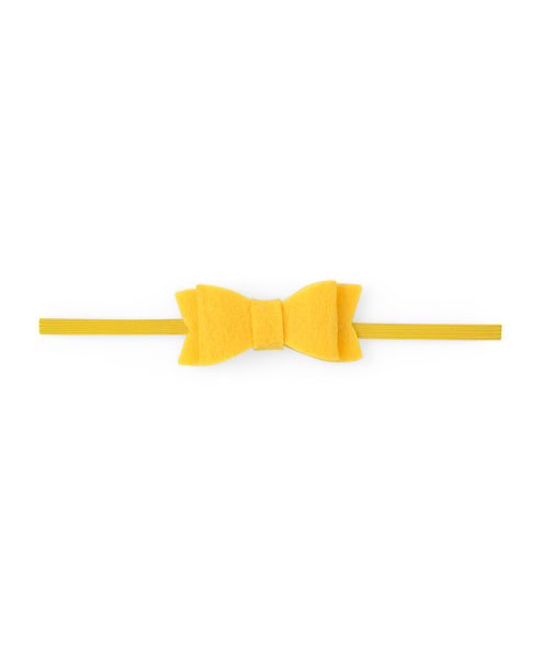 Rose & Bow Headband Set  - Light Pink, Light Blue & Yellow