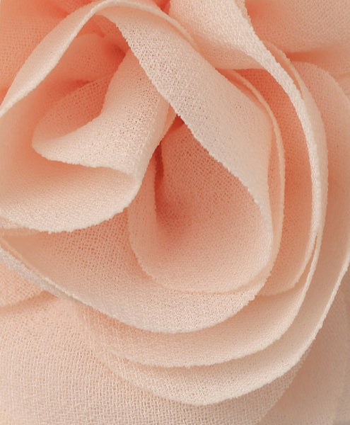 Delicate Rose Alligator Clip - Peach