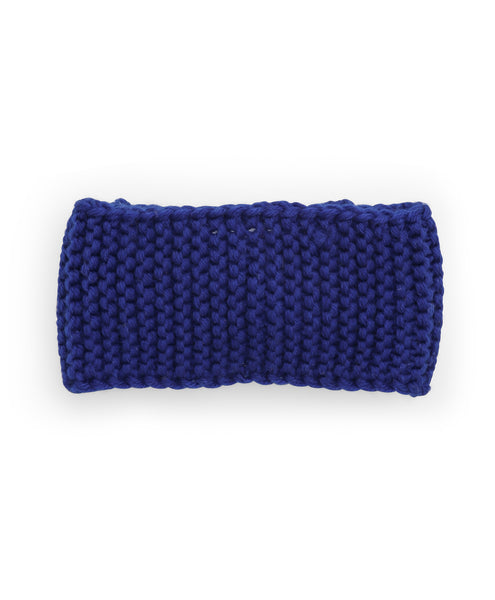 Woolen Turban Headband- Dark Blue