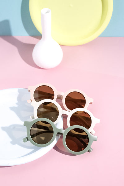 Kids Sunglasses - Gray White