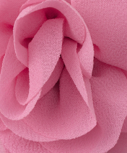 Delicate Rose Alligator Clip - Light Pink