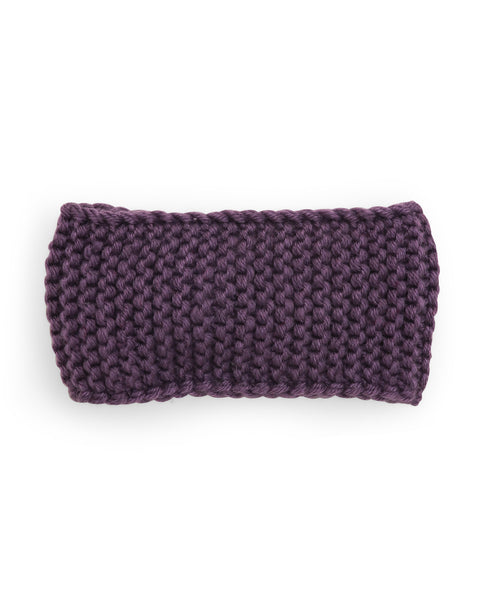 Woolen Turban Headband- Purple