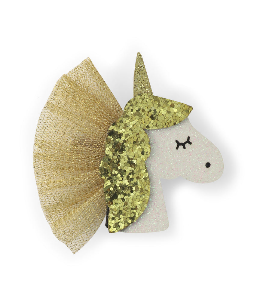 Gold Glitter Unicorn Horn