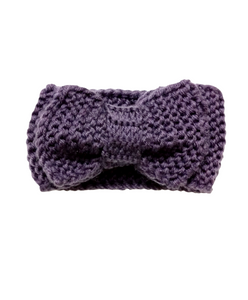 Woolen Turban Headband- Purple