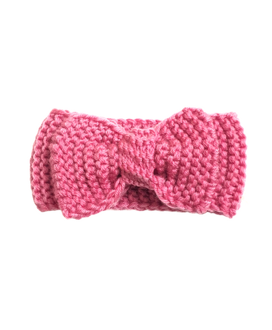 Woolen Turban Headband- Light Pink