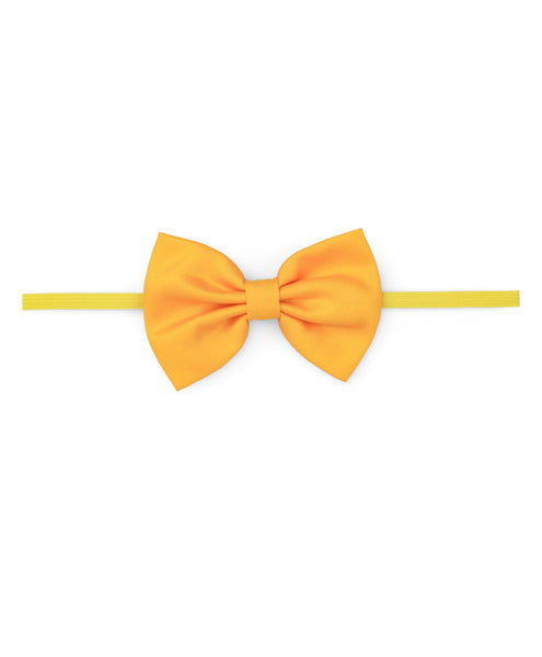 Floral Bow Headband Set - Yellow
