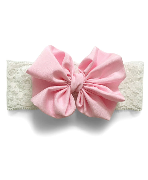 Big Bow Hairband - Light Pink