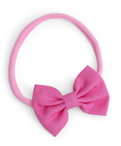 Petite Headband Set - Floral & Light Pink