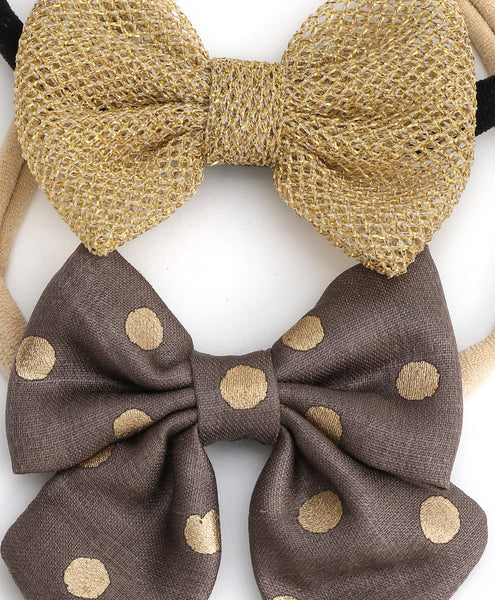 Petite Ethnic Headband Set - Golden