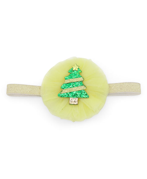 Christmas Tree Headband - Yellow