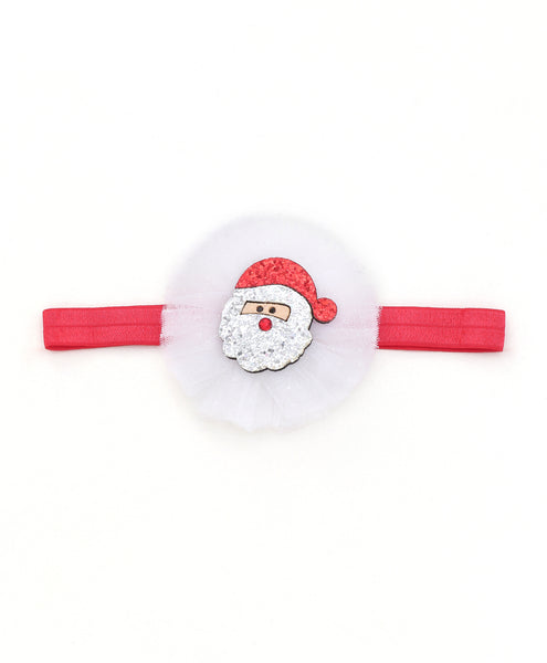 Santa Clause Headband - White