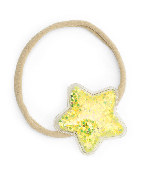 Sequin Star Headband - Yellow