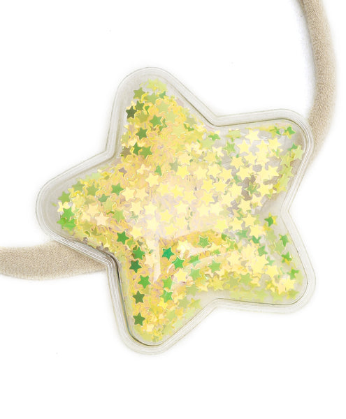 Sequin Star Headband - Yellow