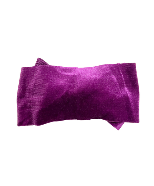 Velvet Baby Headwraps- Purple