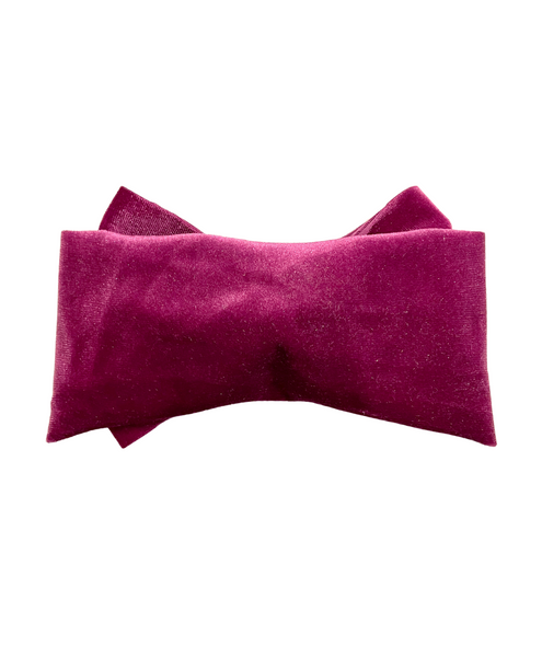 Velvet Baby Headwraps- Royal Pink