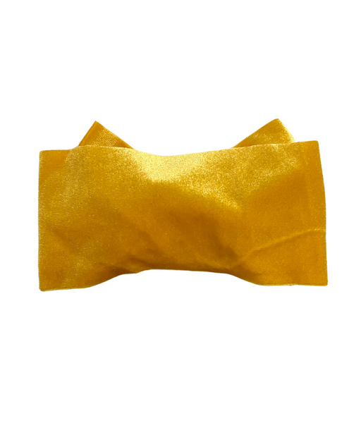 Velvet Baby Headwraps- Yellow