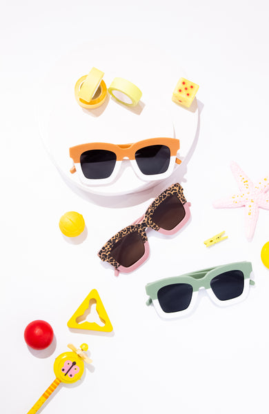 Kids Dual Color Sunglasses - Pistachio