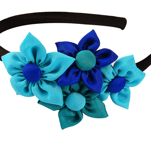 Handmade Four Flower Bunch Hair Band
