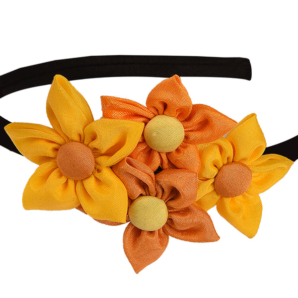 Handmade Four Flower Bunch Hair Band
