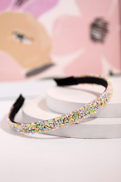 Glitter Headband for Girls- Multi-colored