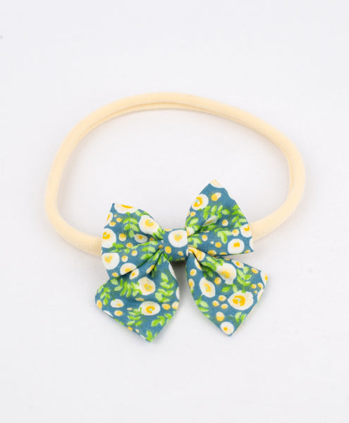 Petite Floral Headband Set- Light Yellow