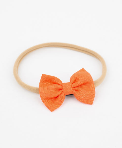 Petite Floral Headband Set- Orange