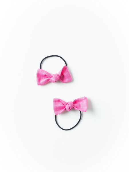 Mini Solid Hair-Tie Set- Light Pink