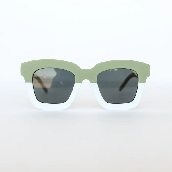 Kids Dual Color Sunglasses - Pistachio