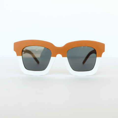 Kids Dual Color Sunglasses - Rust Orange